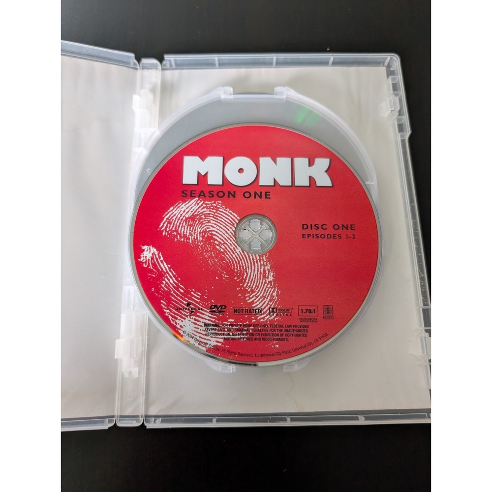 Monk: Season 1 - DVD - GOOD - Picture 4 of 11